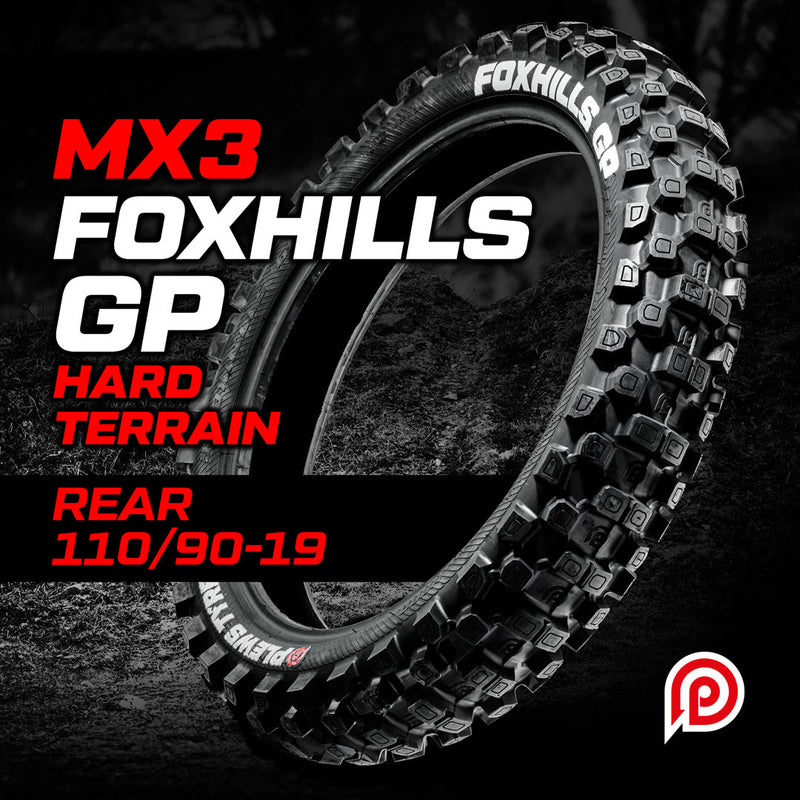 MX3 FOXHILLS GP Hard Rear - 110 / 90 – 19