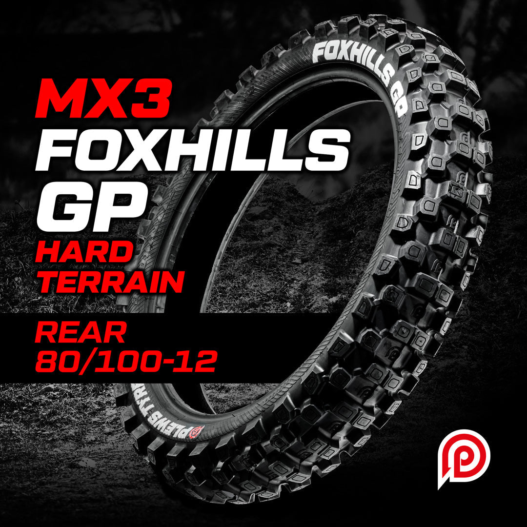 MX3 FOXHILLS GP Hard Rear - 80 / 100 – 12